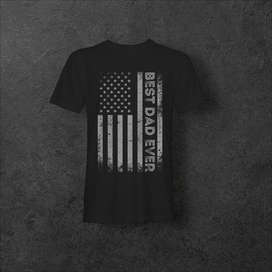 Best Dad Ever — Black Flag Edition Tee