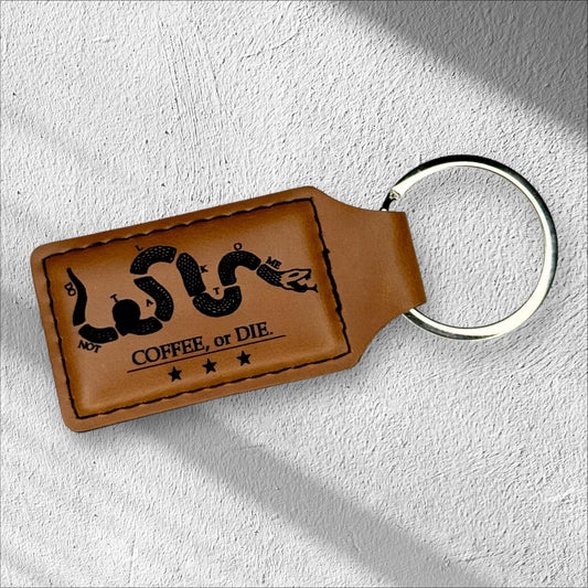 Coffee or Die Keychain