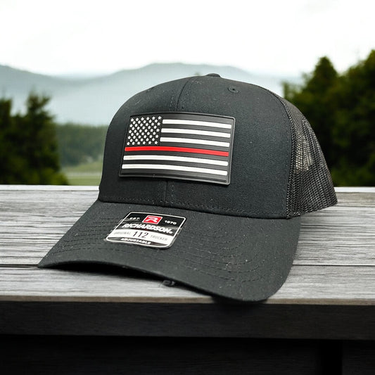 Thin Red Line PVC Patch Hat