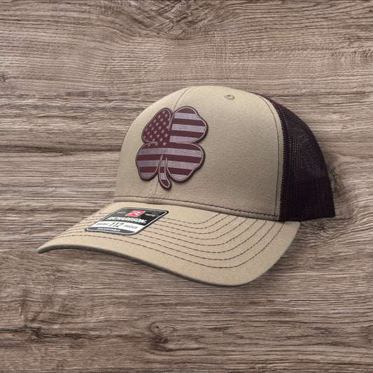 Clover Hat (Burgundy)