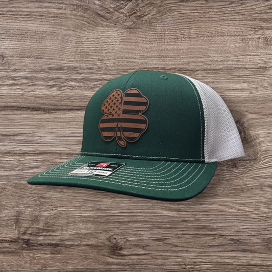 Clover Flag Hat (Kelly Green