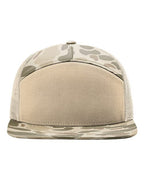 Printed Seven-Panel Trucker Cap