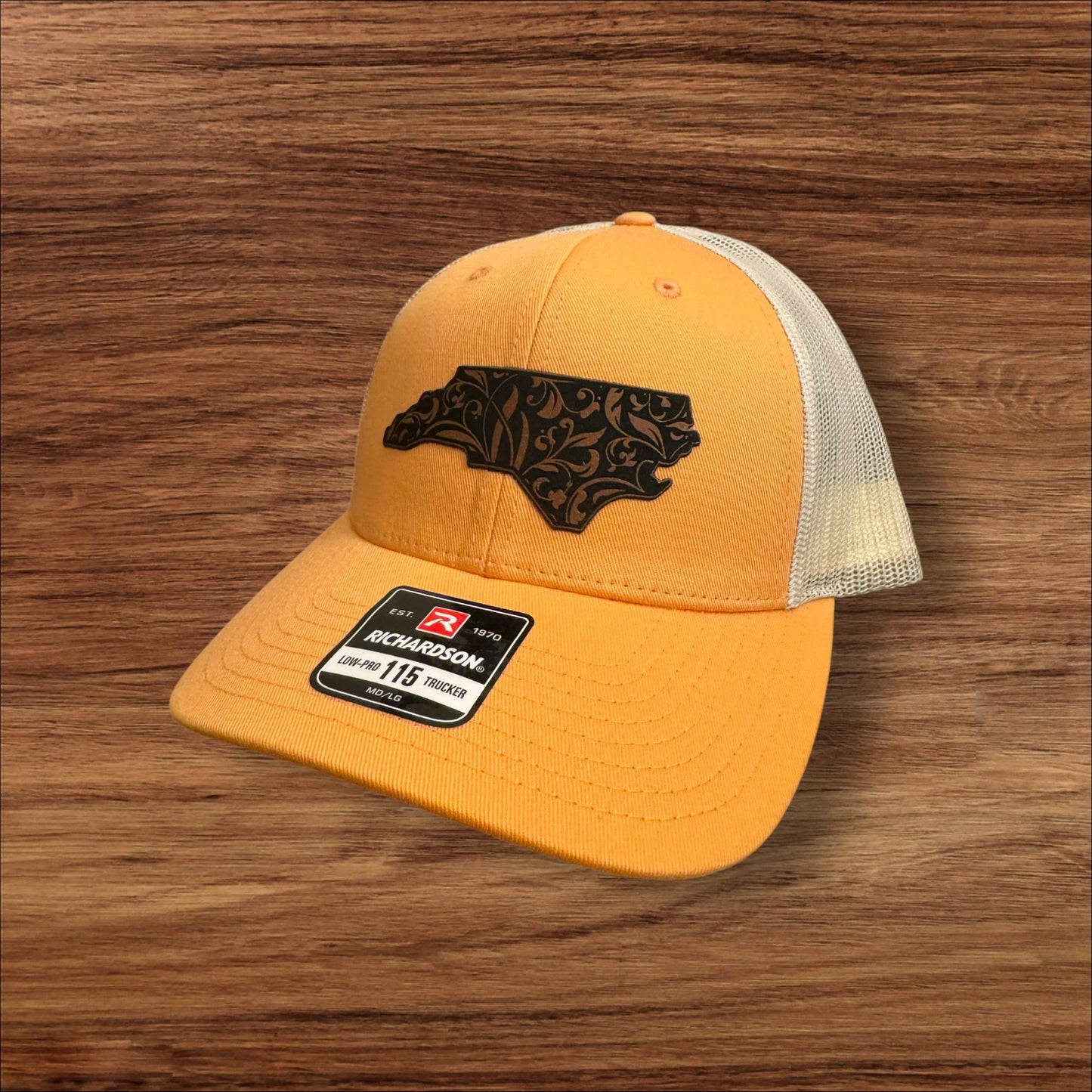 North Carolina Tooled Hat